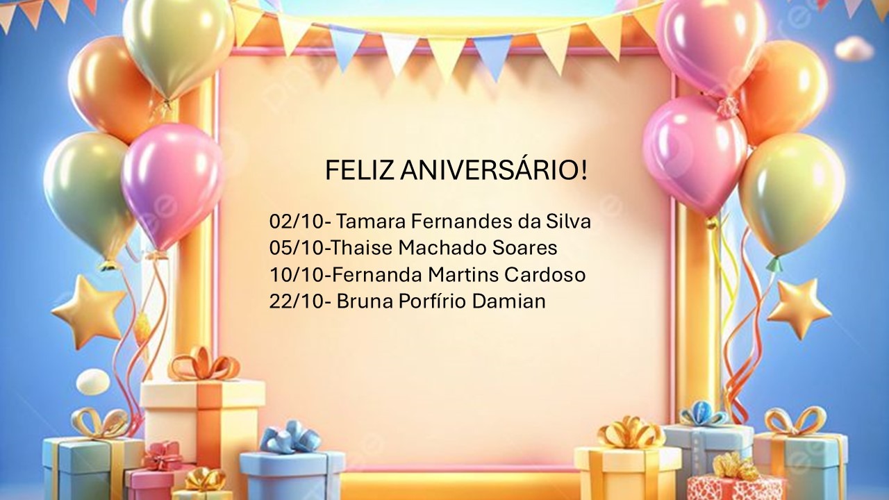 PARABÉNS HOJE E SEMPRE!!!