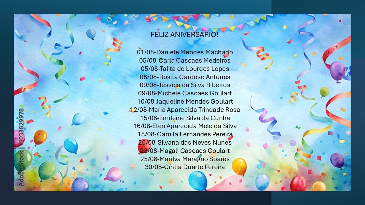 PARABÉNS HOJE E SEMPRE!!!