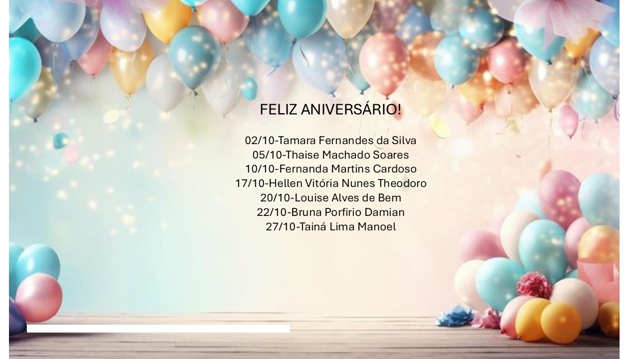 PARABÉNS HOJE E SEMPRE!!!