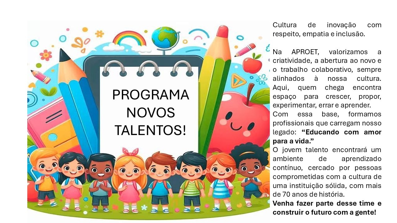 PROGRAMA NOVOS TALENTOS