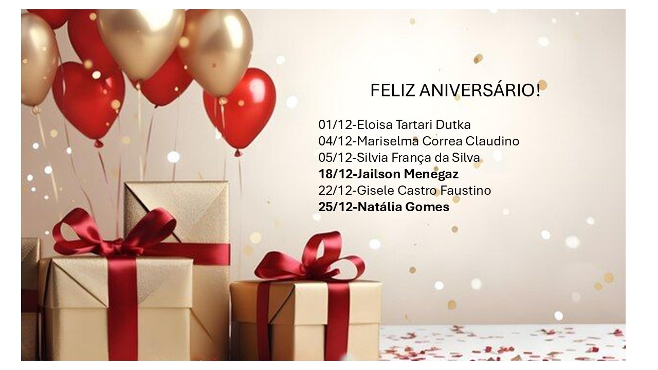 PARABÉNS HOJE E SEMPRE!!!