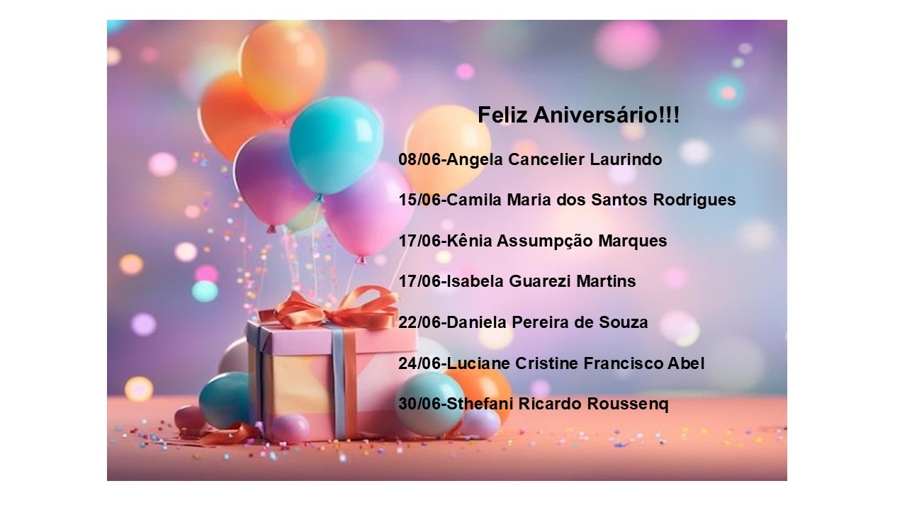 PARABÉNS HOJE E SEMPRE!!!