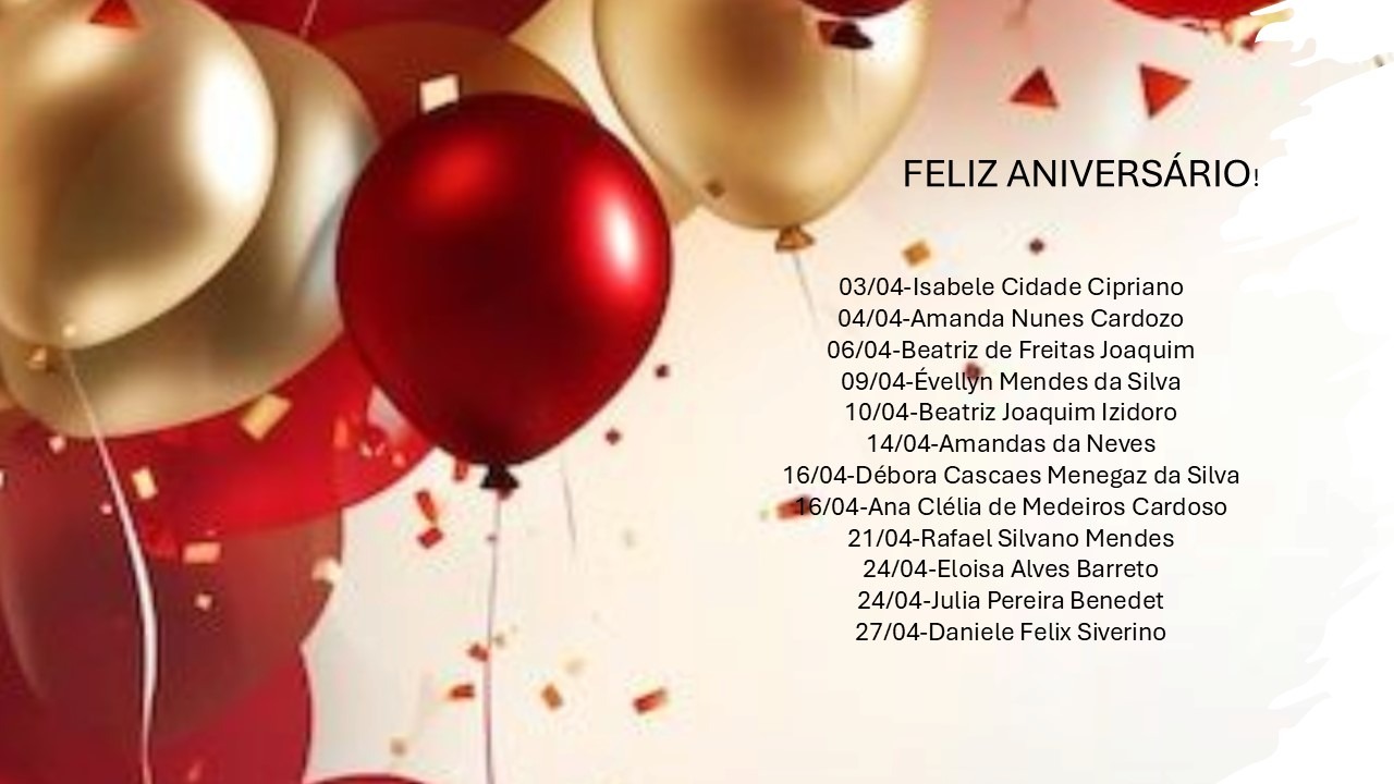 PARABÉNS HOJE E SEMPRE!!!