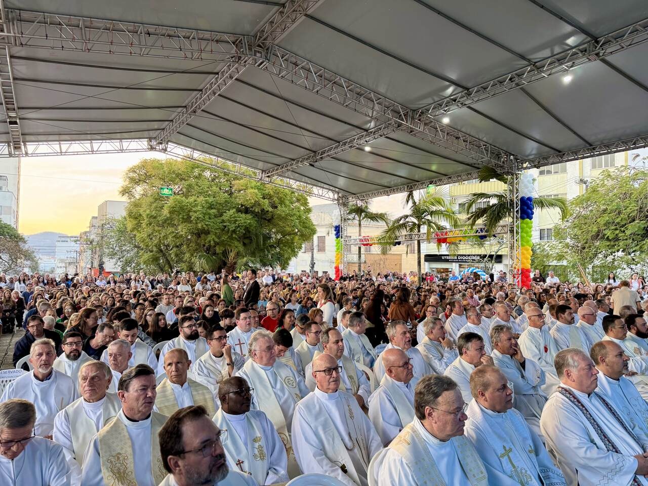 Emoção e alegria marcam a celebração dos 70 anos da Diocese de Tubarão