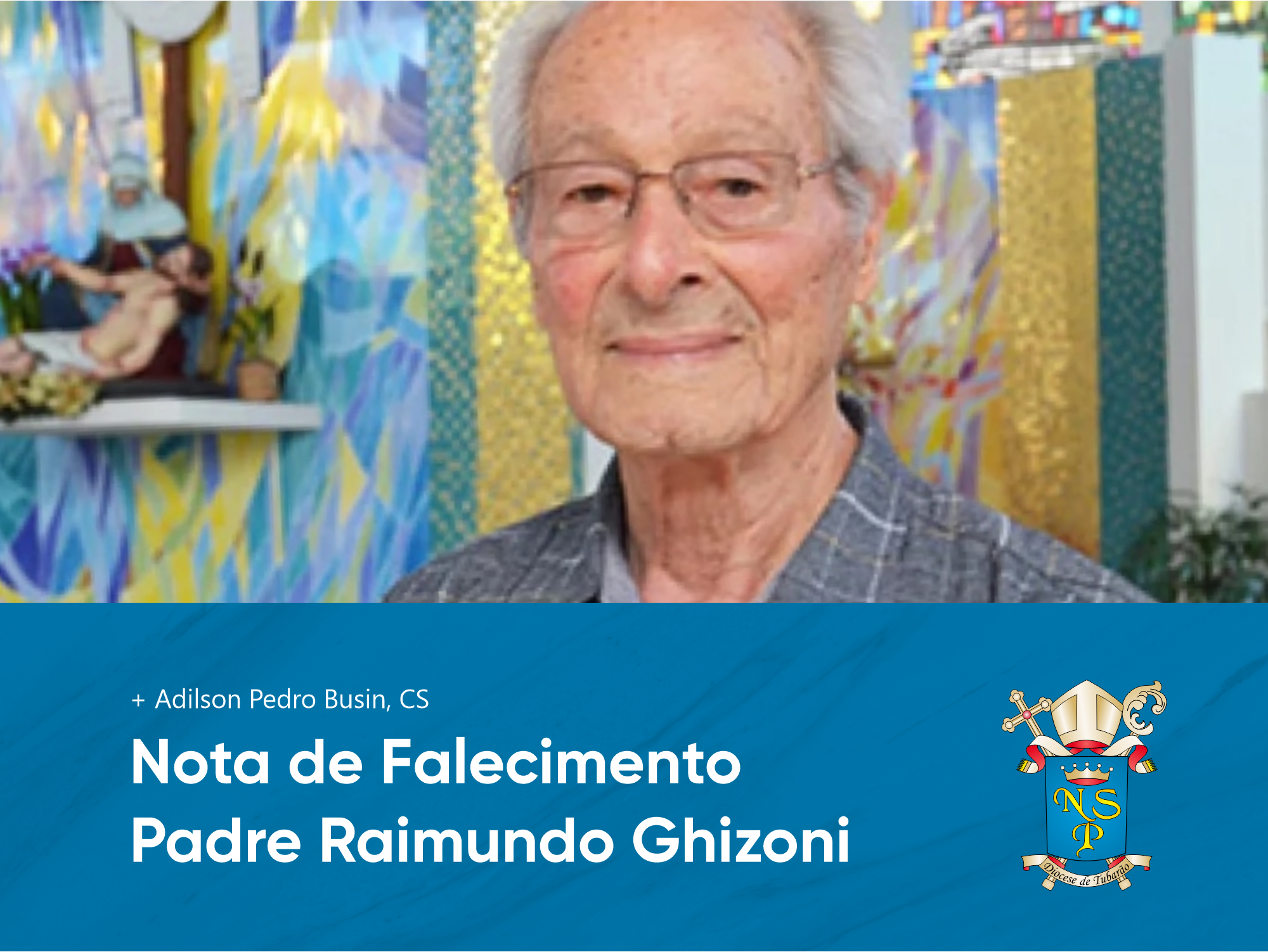 Nota de Falecimento - Padre Raimundo Ghizoni