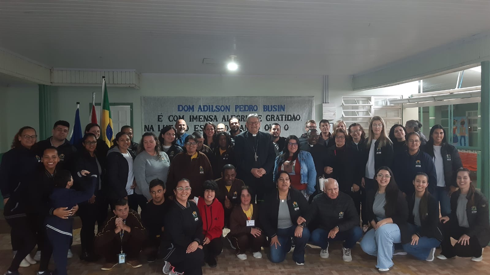 Bispo diocesano realiza visita à prefeitura, APAE e entidades em Capivari de Baixo