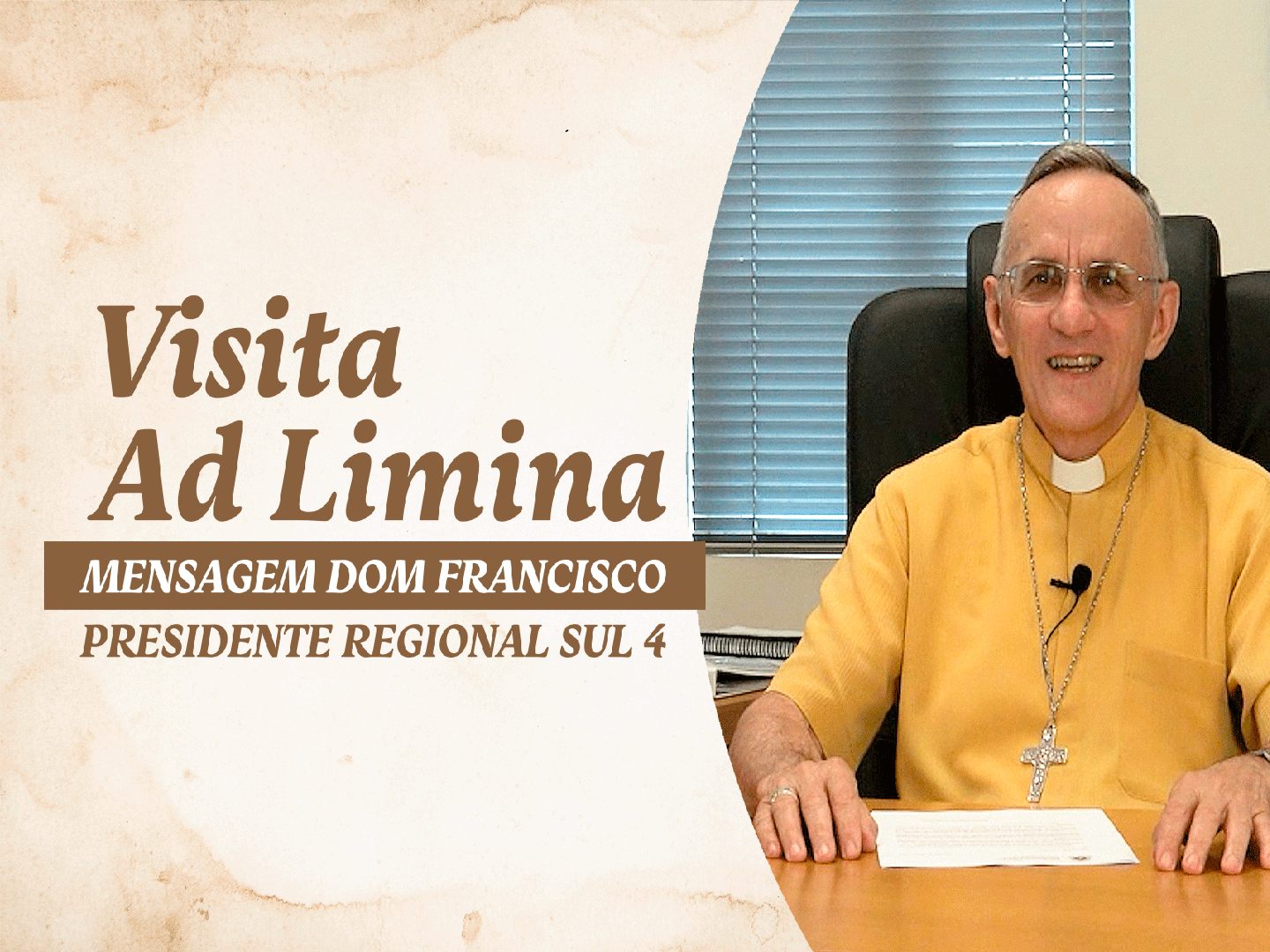 Dom Francisco Carlos Bach explica sobre a Visita Ad Limina Apostolorum