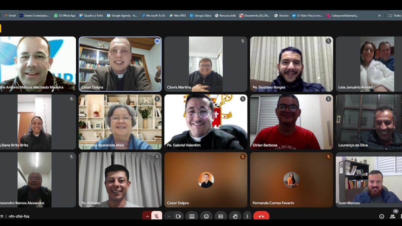 Diocese participa de reunião virtual da Pastoral Vocacional do Regional Sul 4