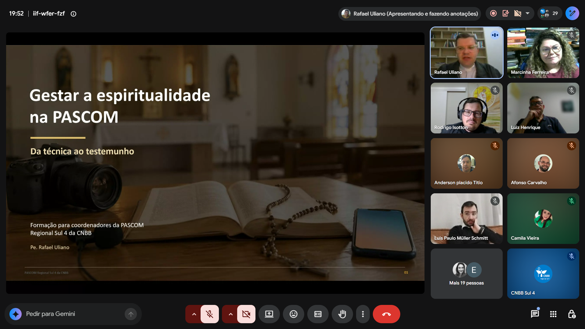 Encontro da Pascom Sul 4 destaca a espiritualidade como fundamento da comunicação evangelizadora