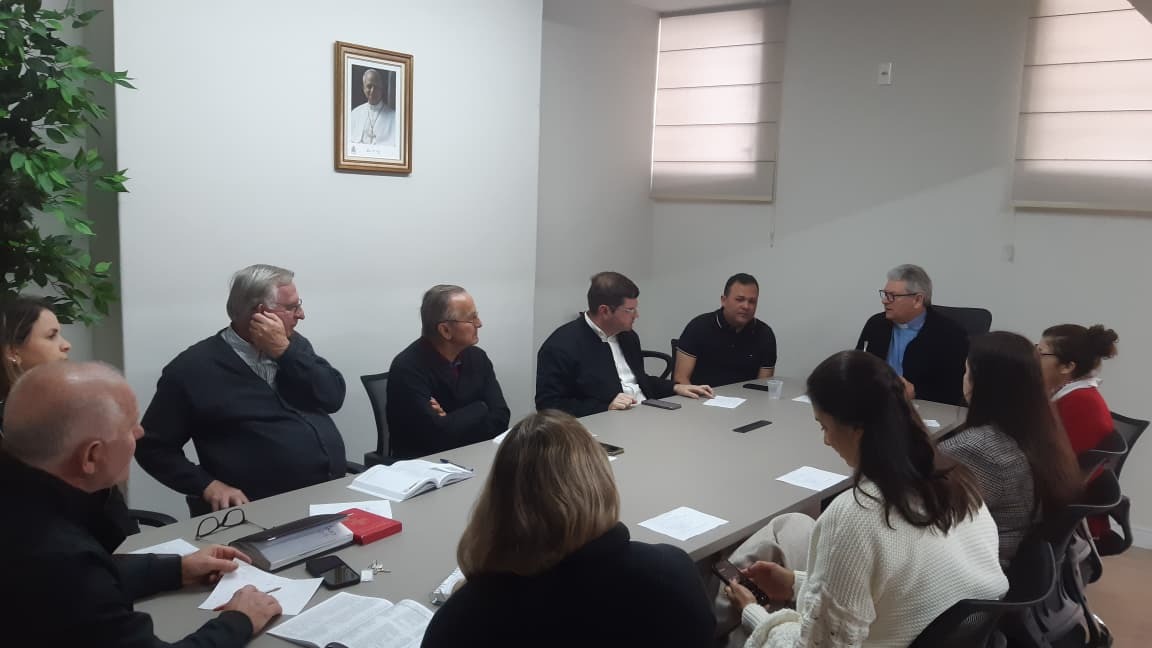 Equipe da Cúria Diocesana realiza segunda reunião no ano