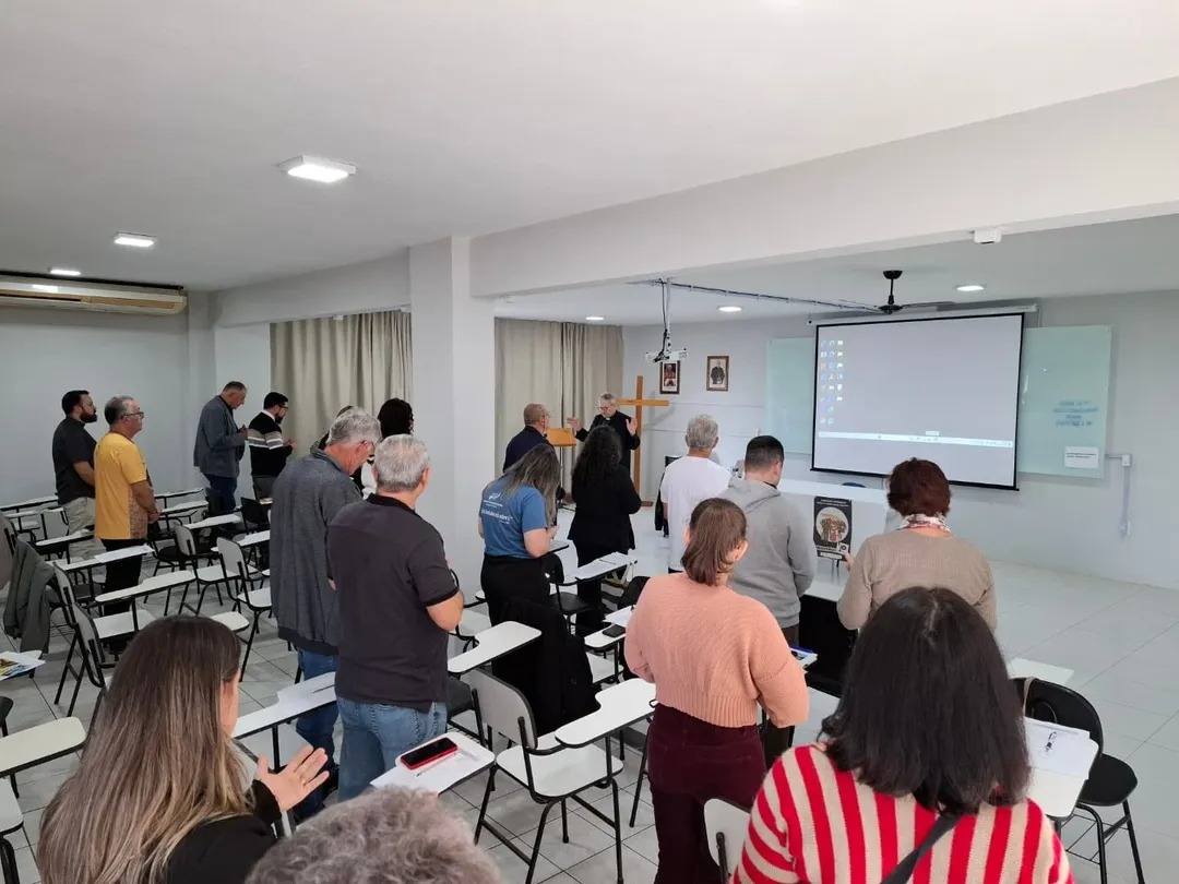 Reunião do Conselho Diocesano de Pastoral é realizada no auditório Pe. Paulo Manoel Herdt