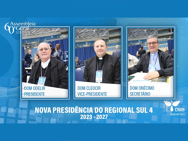 Bispos do Regional Sul 4 elegem nova presidência para o quadriênio 2023-2027
