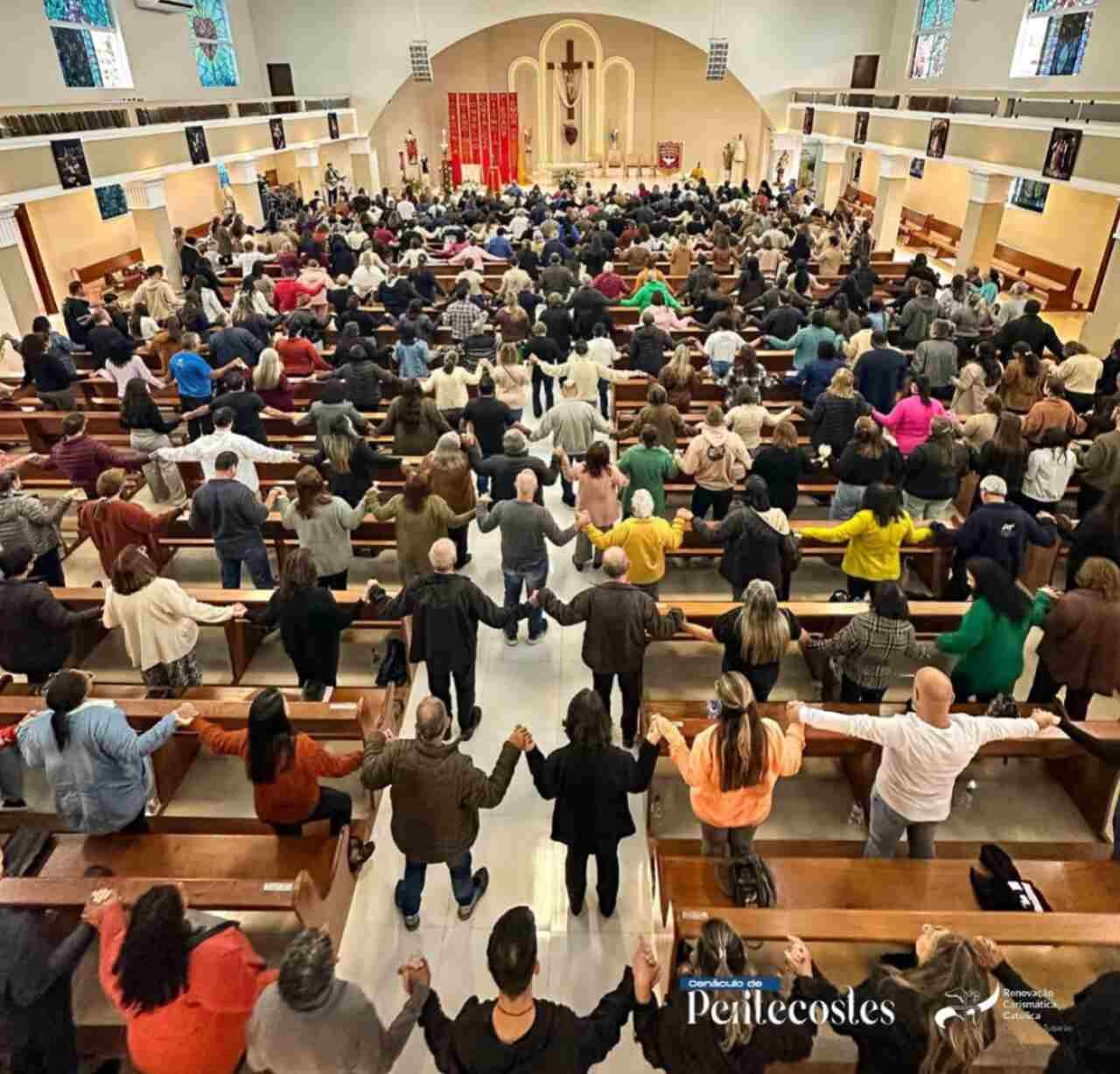 Cenáculo de Pentecostes reúne cerca de 700 pessoas em Gravatal