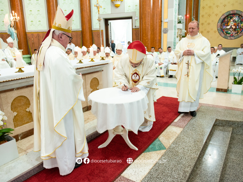 Dom Adalberto Donadelli Junior assume como 5º Bispo da Diocese de Rio do Sul