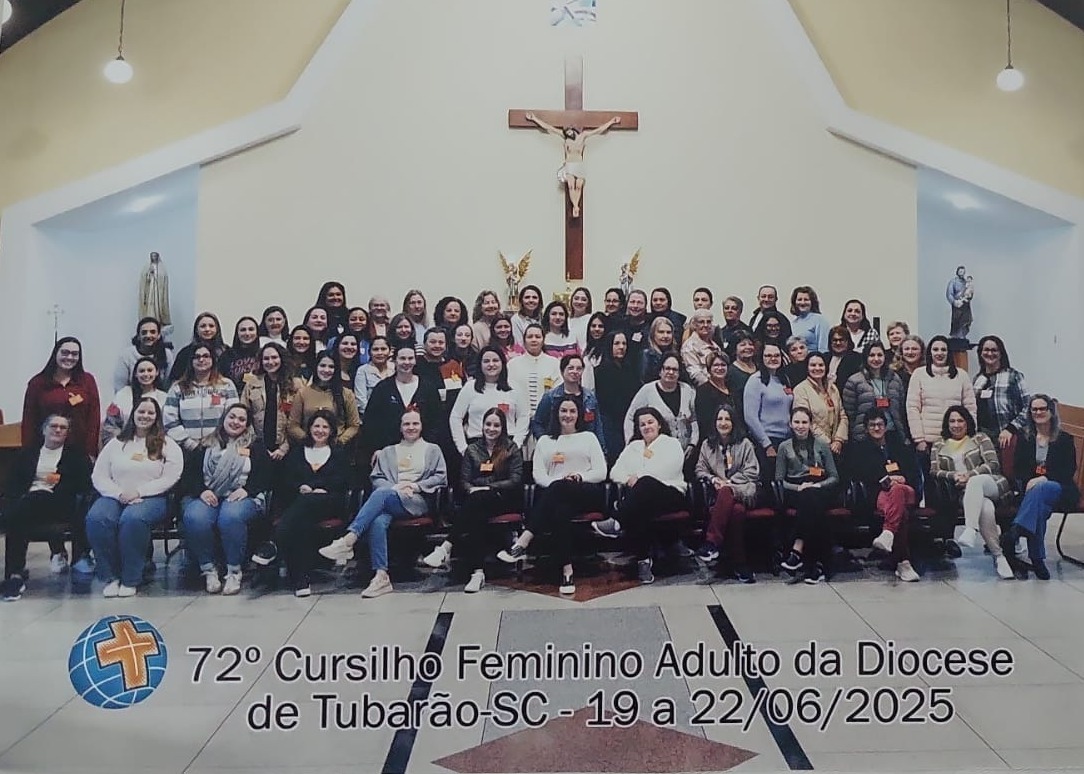 72º Cursilho Feminino Adulto reúne mais de 50 participantes em Tubarão