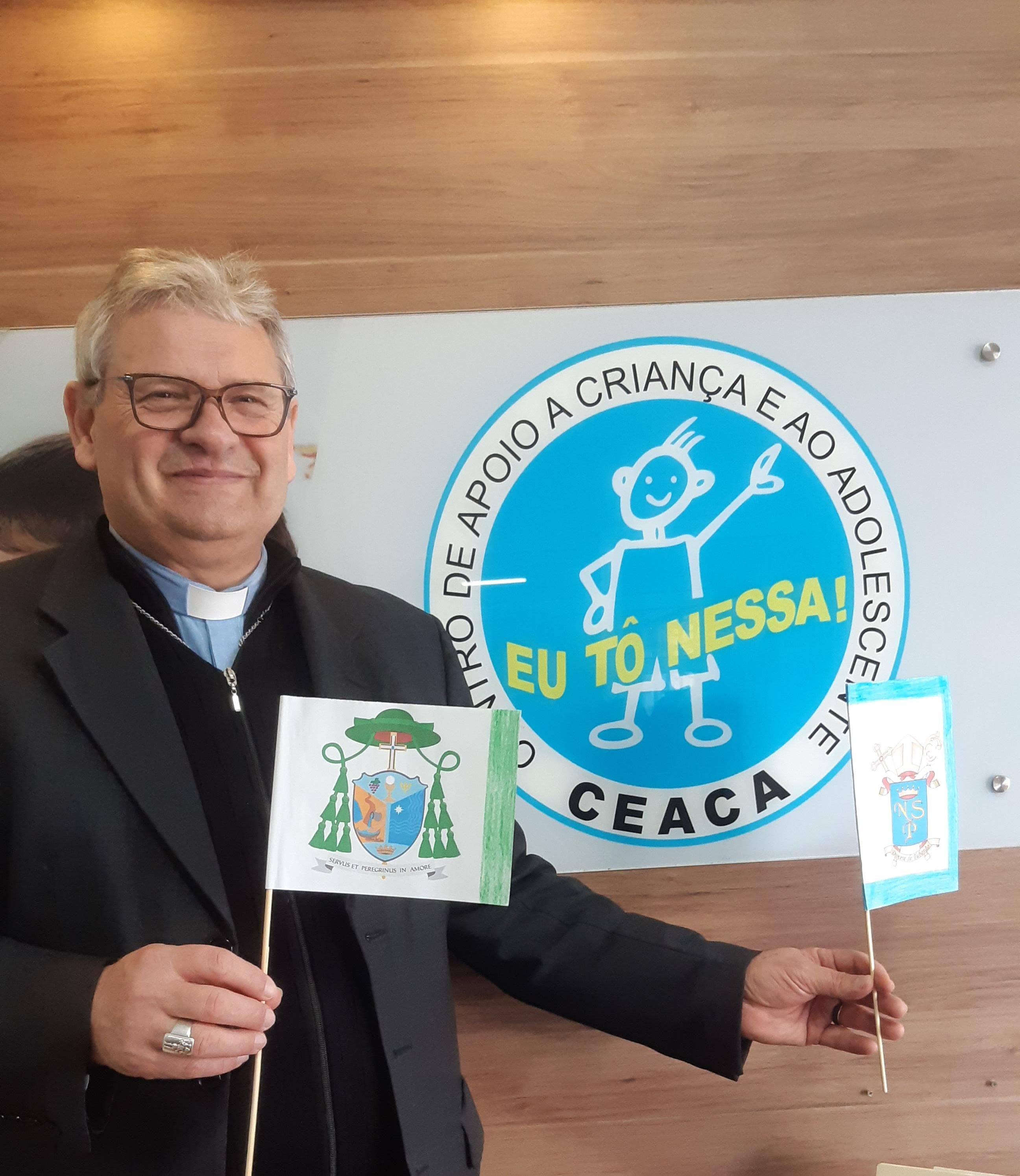 Bispo diocesano visita escolas, CEACA e vereadores em Capivari de Baixo