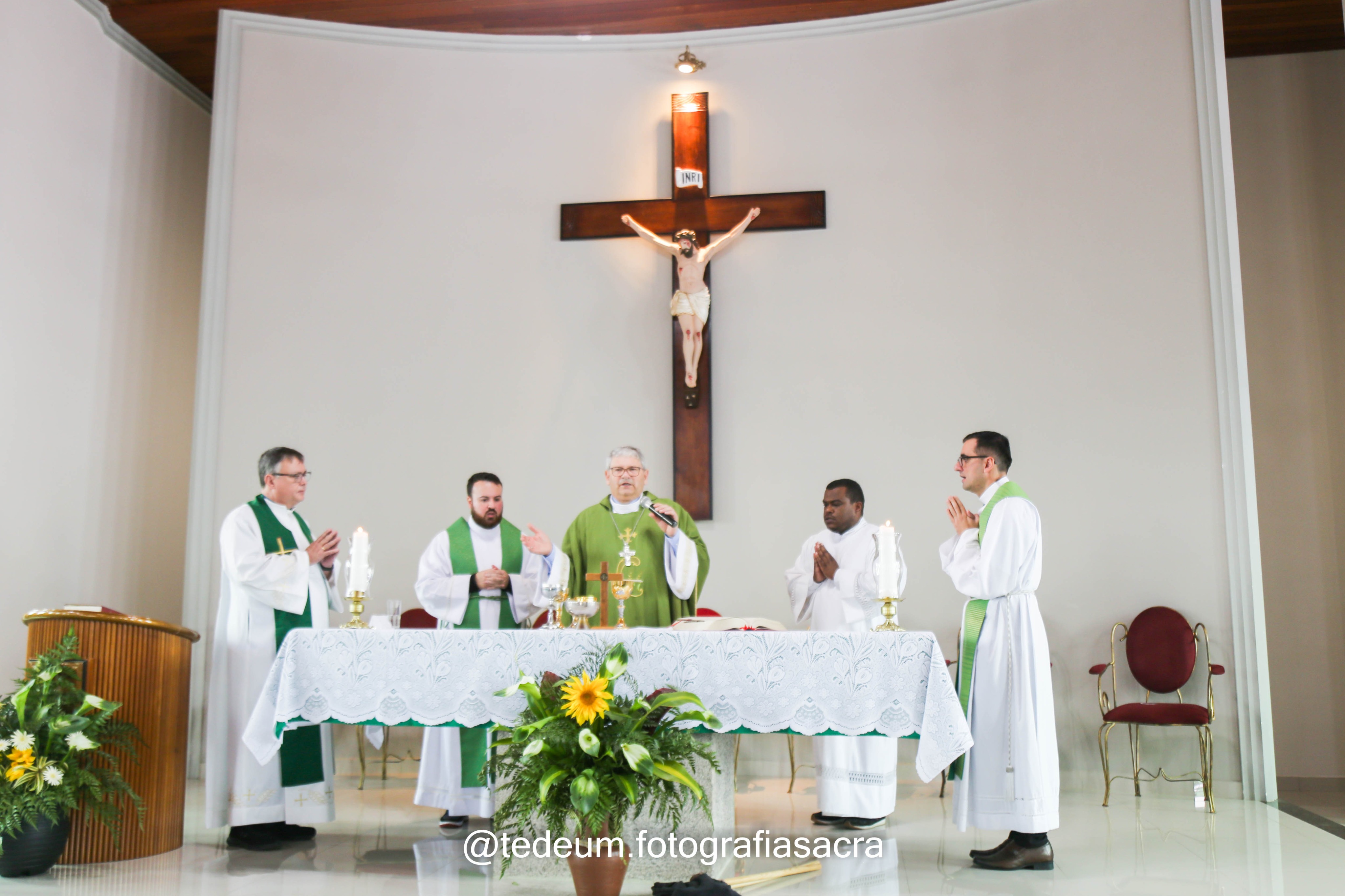 Missa marca o lançamento do Projeto Padres para a Igreja em SC na Diocese de Tubarão