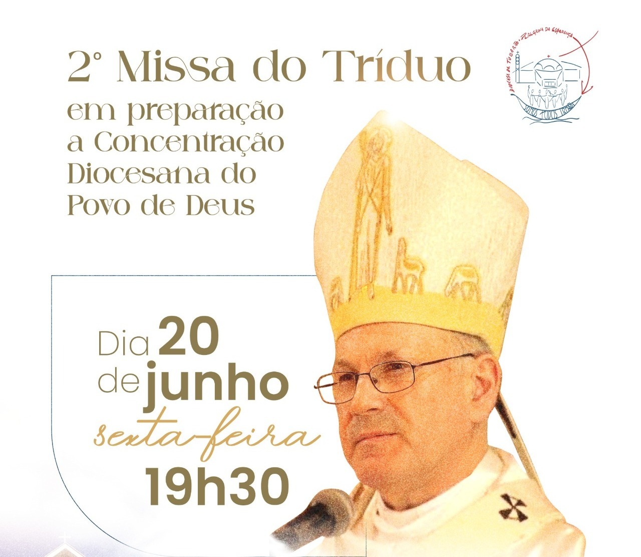 Segunda missa do Tríduo será celebrada na Igreja Matriz de São Ludgero no dia 20 