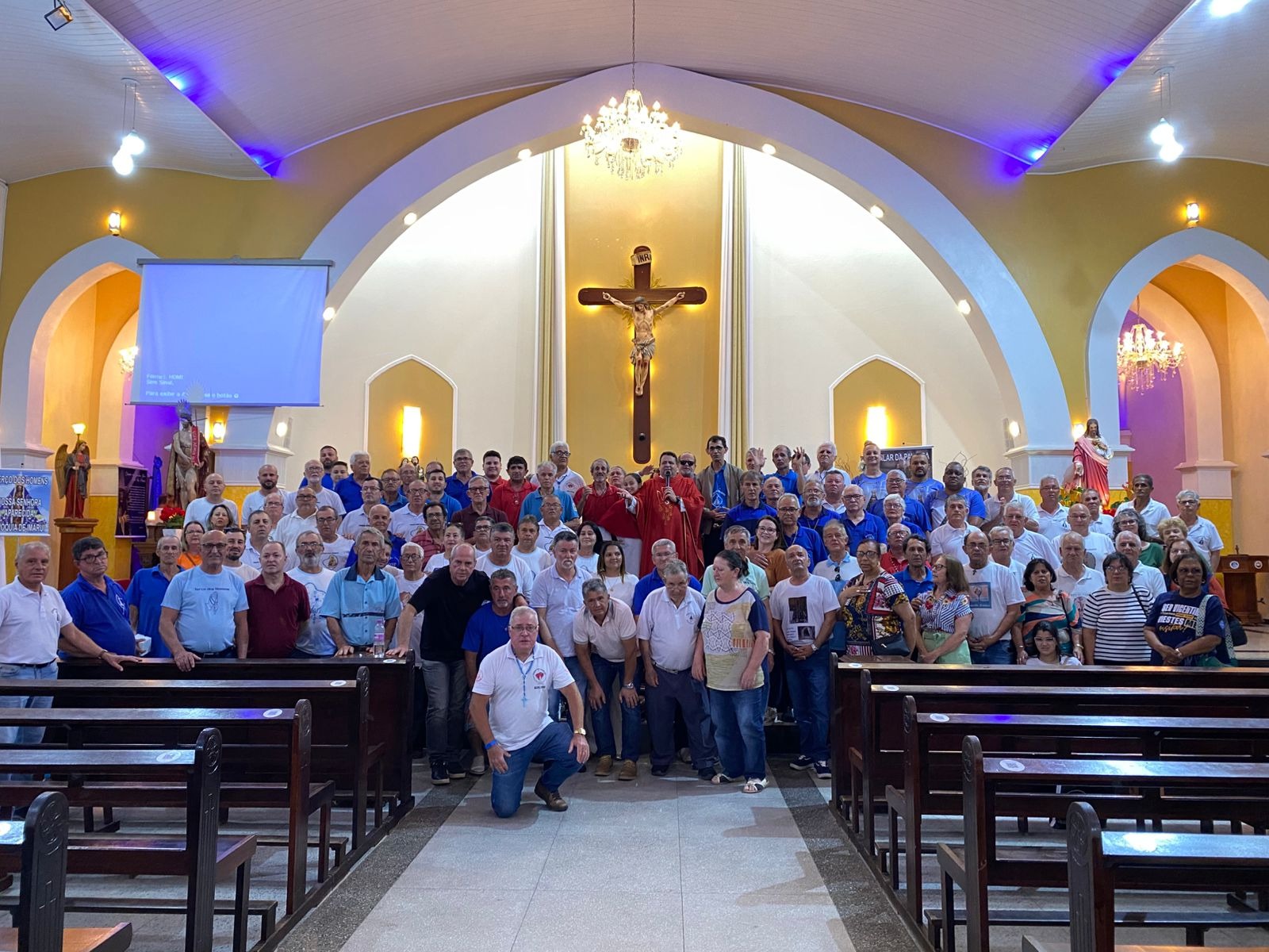 Encontro Forâneo do Terço dos Homens reúne dezenas na Paróquia de Imaruí