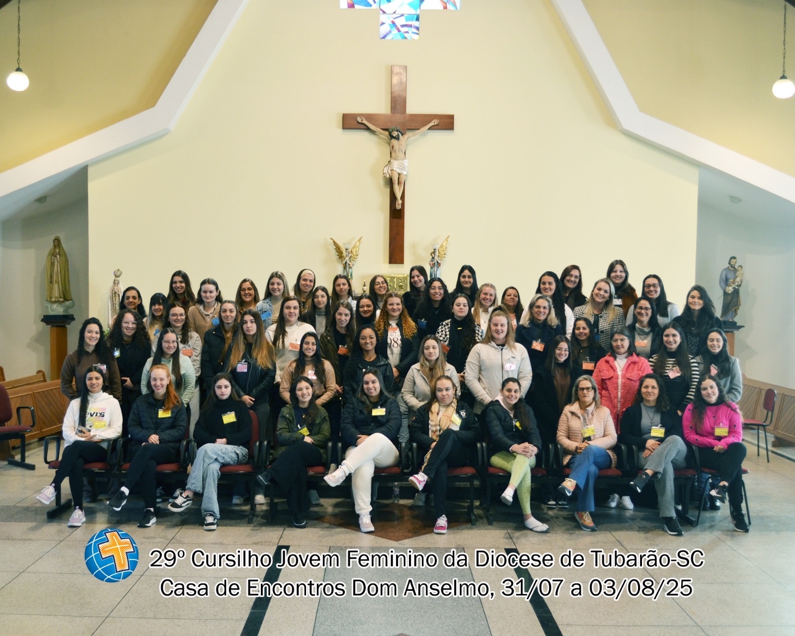 29º Cursilho Jovem Feminino reúne mais de 30 participantes 