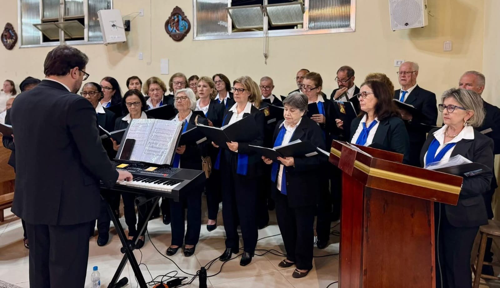 Coro Pontifical da Diocese anima celebração dos 25 anos de instalação da Paróquia de Morro Grande